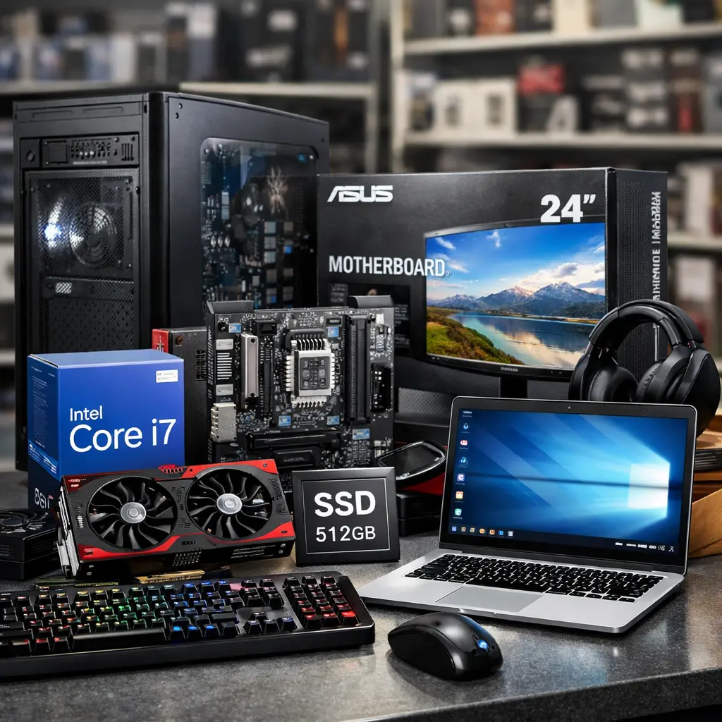 Vente de matériel informatique